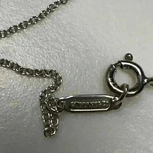 ⛓️‍💥 30" Tiffany Large Enchant Heart Filigree Pendant Necklace SS 925 + COA - Picture 6 of 9